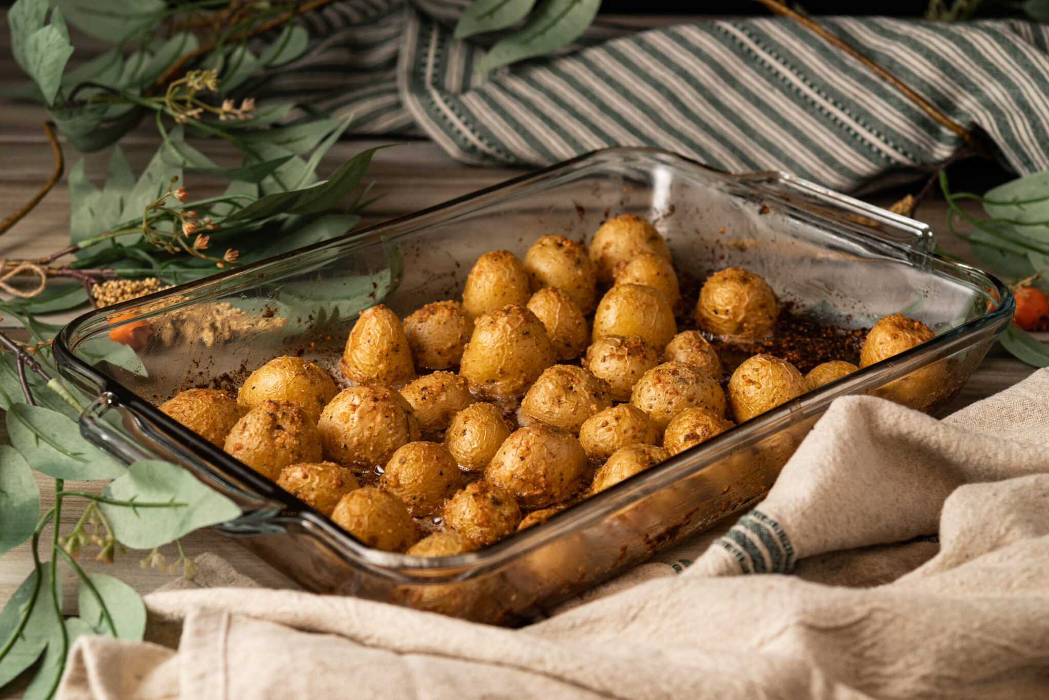 Parmesan Crusted Baby Dutch Yellow ®Potatoes – Family Baking Challenge