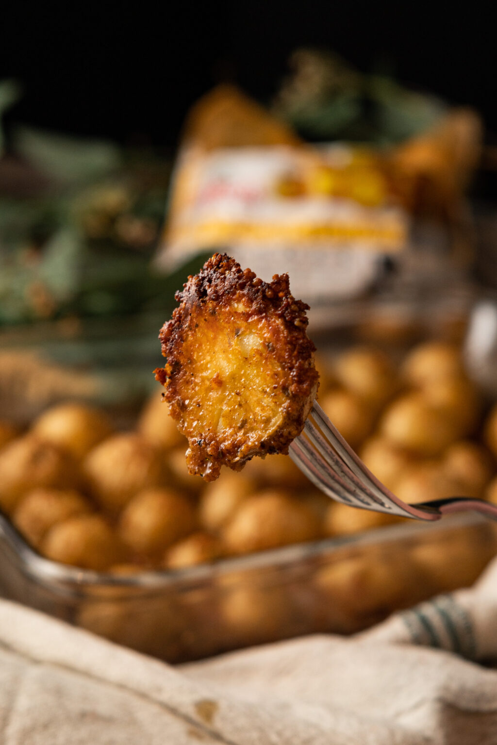 Parmesan Crusted Baby Dutch Yellow ®Potatoes – Family Baking Challenge